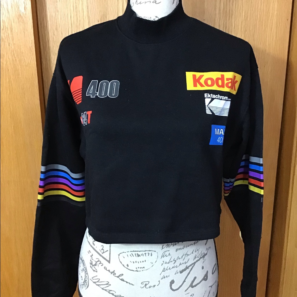 Kodak Crop Top Sweatshirt
